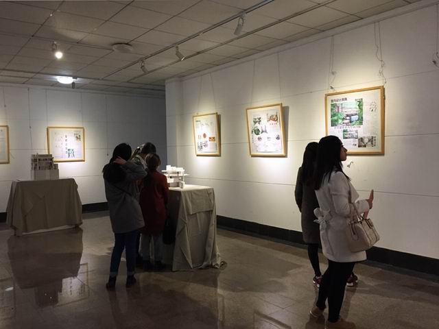 悟空体育举办室内设计原理课程教学成果展