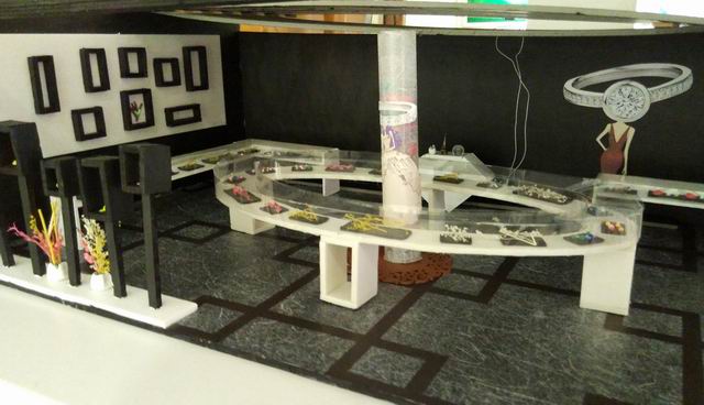 悟空体育举行展示设计课程习作展