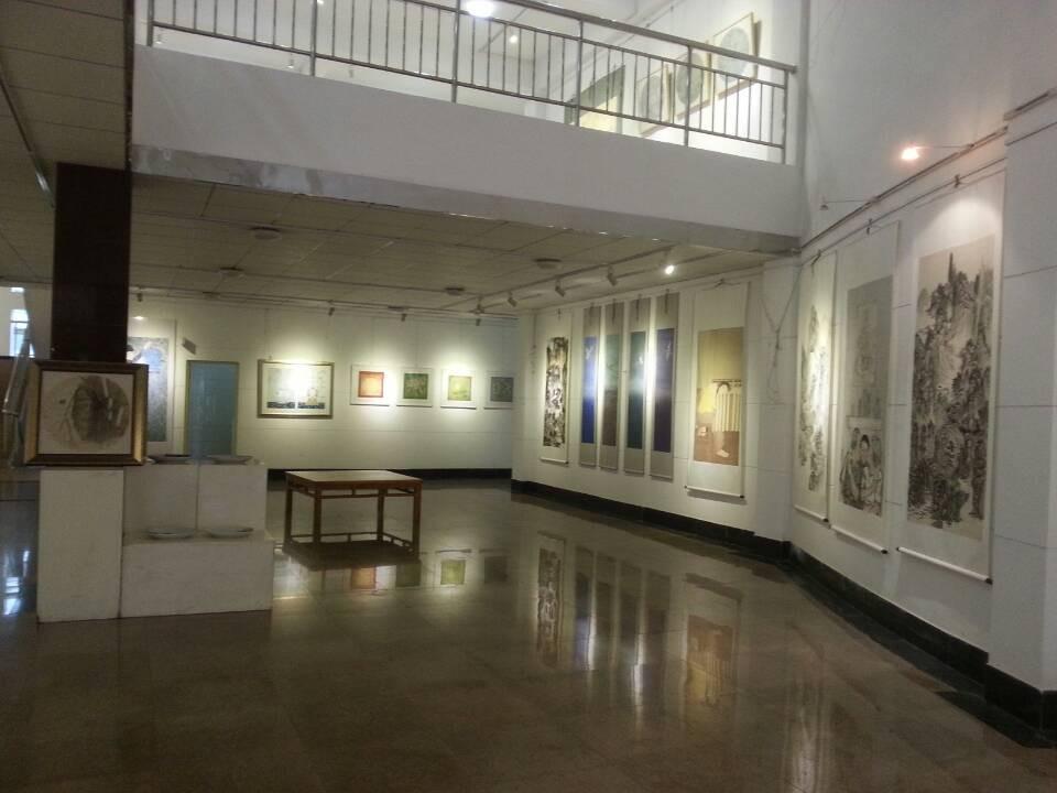 悟空体育美术学专业（国画方向）2014届毕业生作品展开幕。